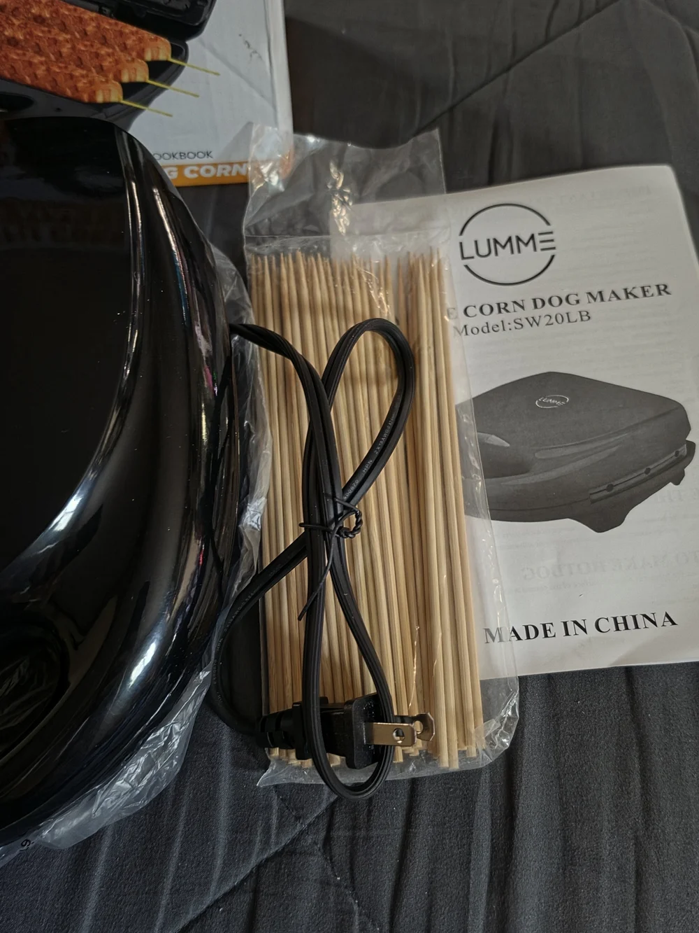 Lumme Cook Waffle Corn Dog Maker
